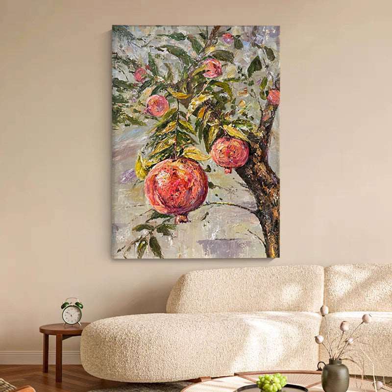 Pomegranates Ripen Painting - Flowers - Artvora