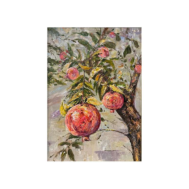 Pomegranates Ripen Painting - Flowers - Artvora