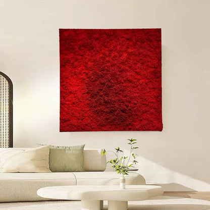 Pure Red Painting - Minimalist - Artvora