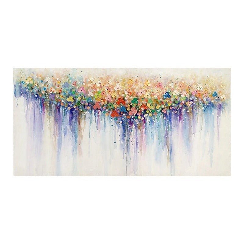 Rainbow Rain Painting - Abstract - Artvora