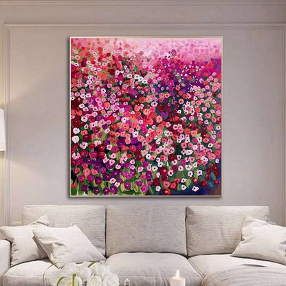 Rose Wall Painting - Flowers - Artvora