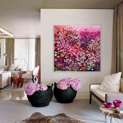 Rose Wall Painting - Flowers - Artvora