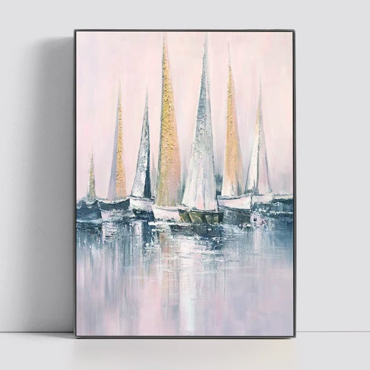 Sailboat Painting - Landscape - Artvora