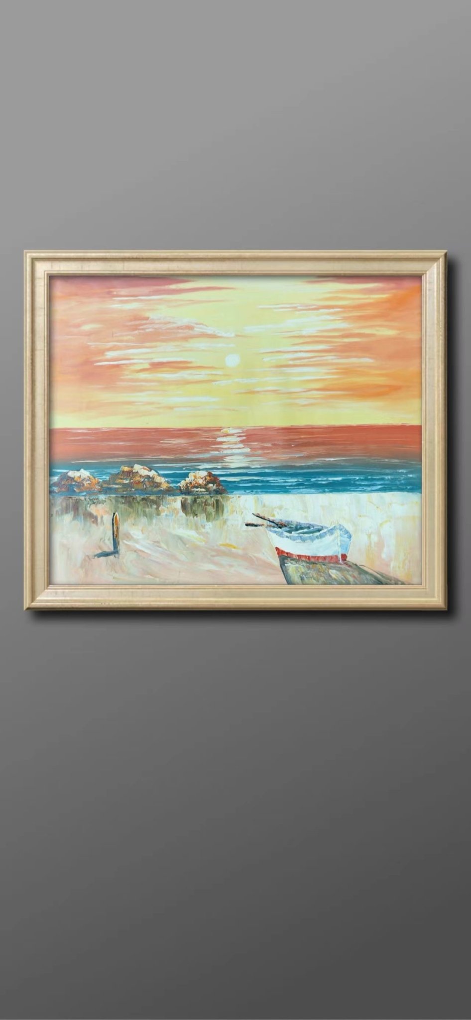 Sea 04 24*20 Painting - Landscape - Artvora