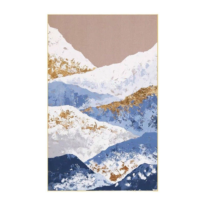 Snow Peak Painting - Abstract - Artvora