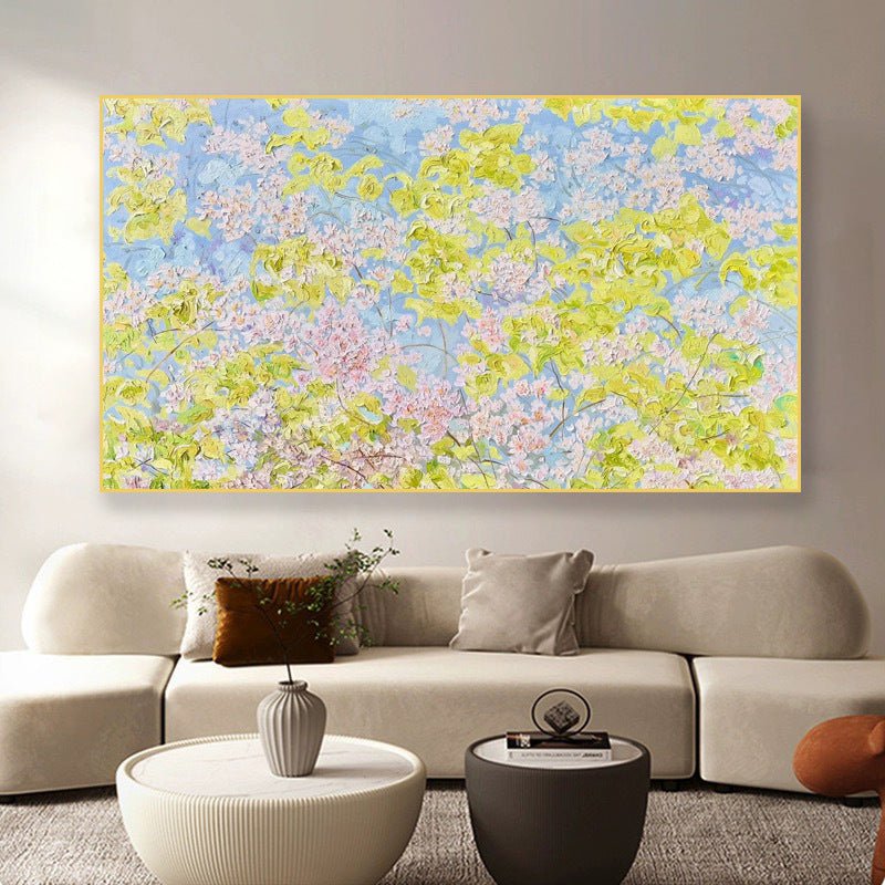 Spring Morning Painting - Flowers - Artvora