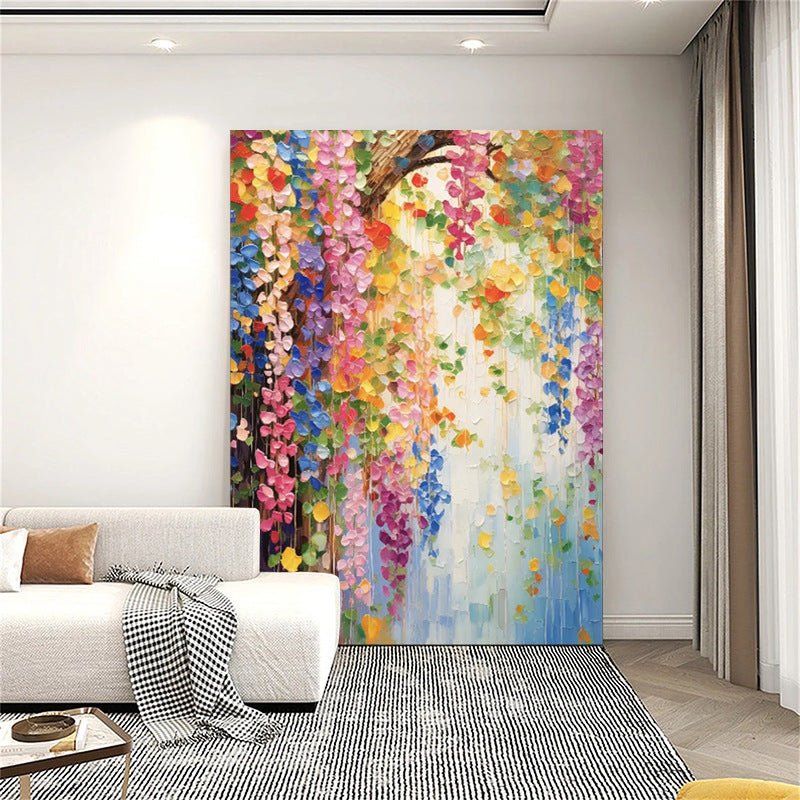 Summer Flowers Painting - Abstract - Artvora