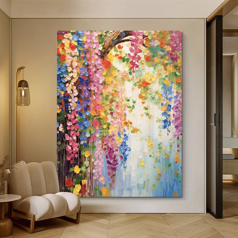 Summer Flowers Painting - Abstract - Artvora