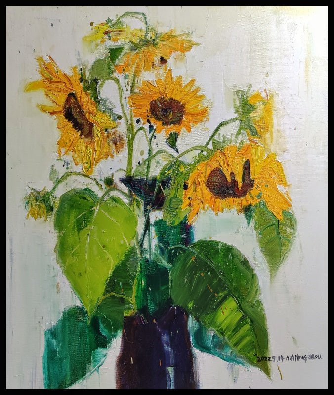 SUNFLOWER NO.2 Painting - Flowers - Artvora