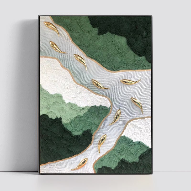 The River of Life Painting - Textured - Artvora