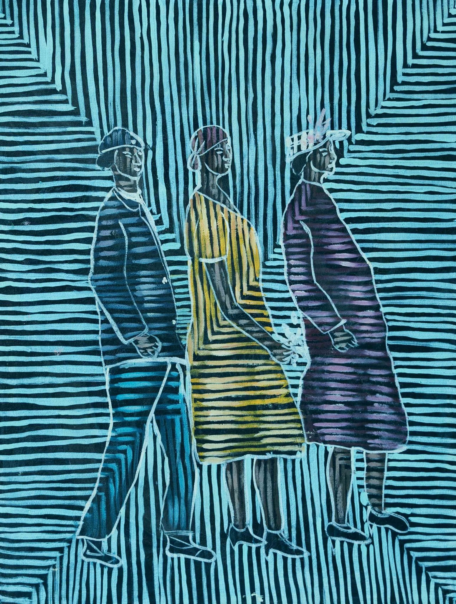 Threesome Painting - Abstract - Artvora