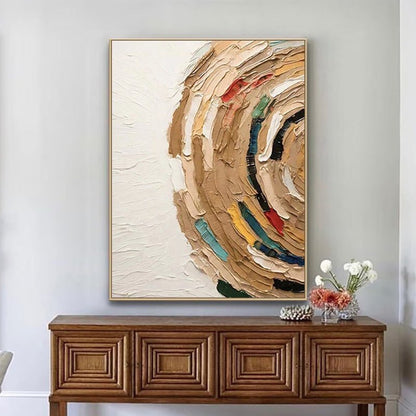 Time Wheel Painting - Abstract - Artvora