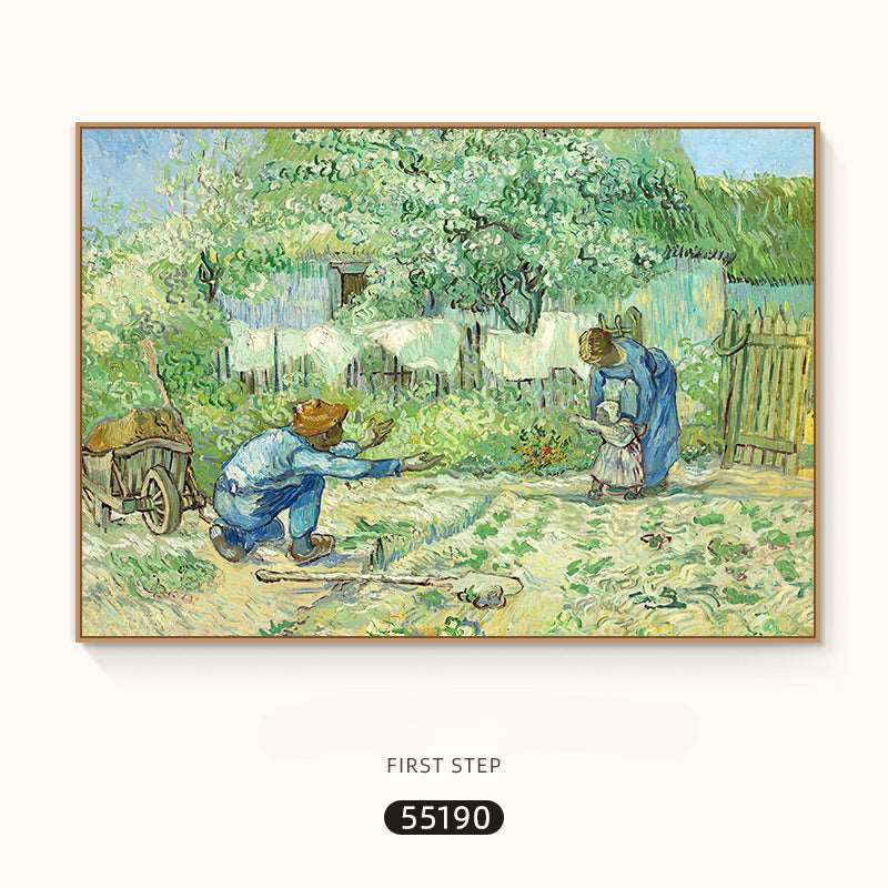 Van Gogh-First Step- Advanced Reproduction Painting - Landscape - Artvora