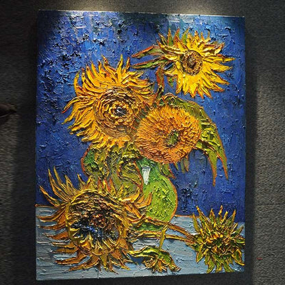 Van Gogh- Sunflowers Series Painting - Still Life - Artvora