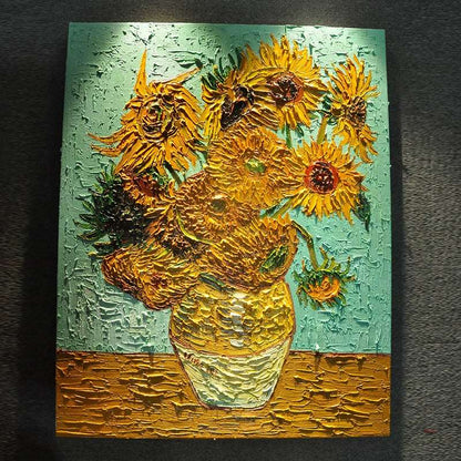 Van Gogh- Sunflowers Series Painting - Still Life - Artvora