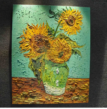 Van Gogh- Sunflowers Series Painting - Still Life - Artvora