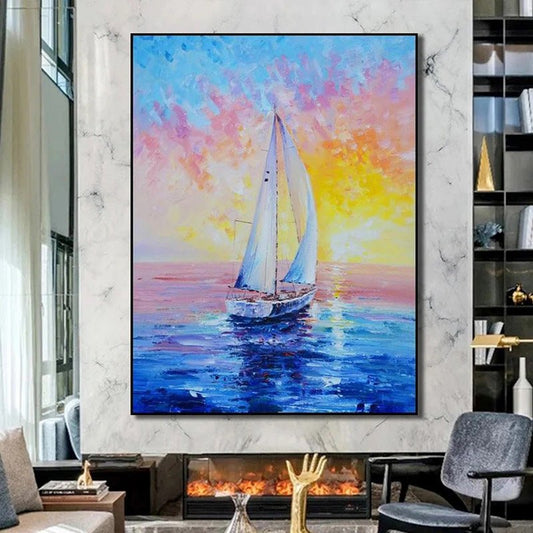 Veil of Horizon Painting - Landscape - Artvora