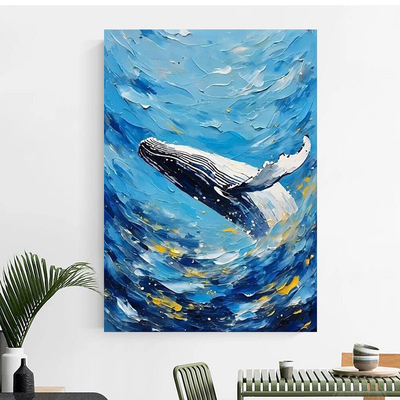 Whale Painting - Animal - Artvora