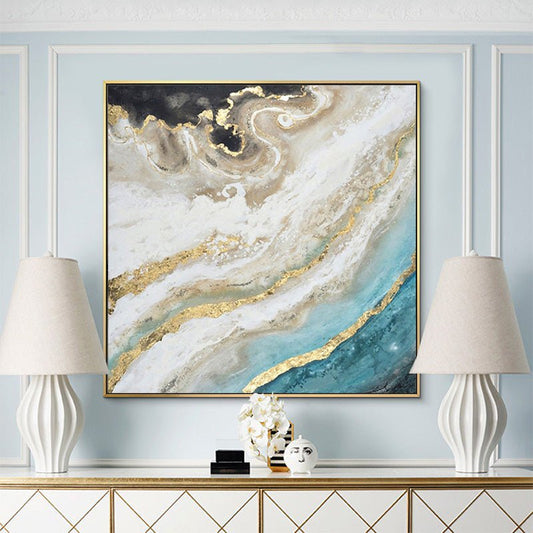 Whimsical Tides Painting - Textured - Artvora