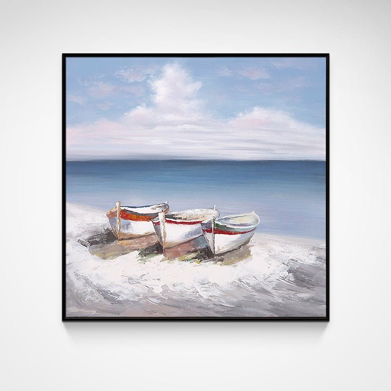 Whimsical Voyage Painting - Textured - Artvora