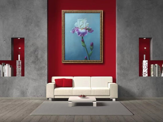 White Blooming Painting - Flowers - Artvora