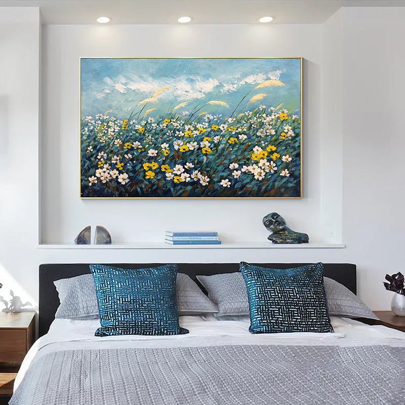 Wildflowers in Bloom Painting - Landscape - Artvora