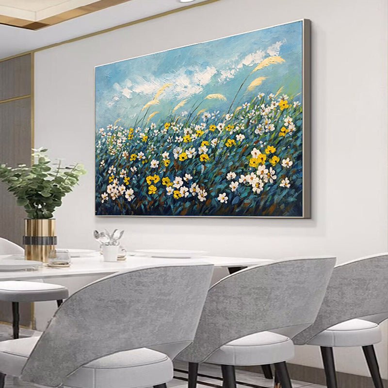 Wildflowers in Bloom Painting - Landscape - Artvora