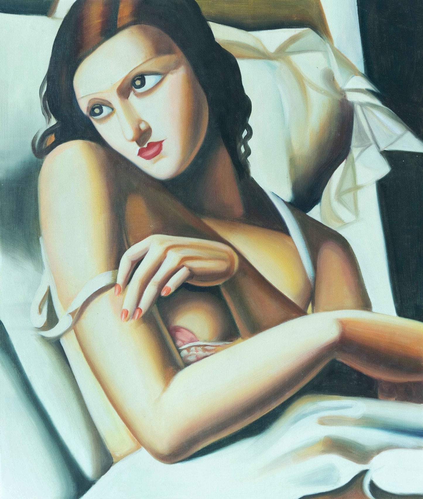 woman07 20*24 Painting - Portrait - Artvora